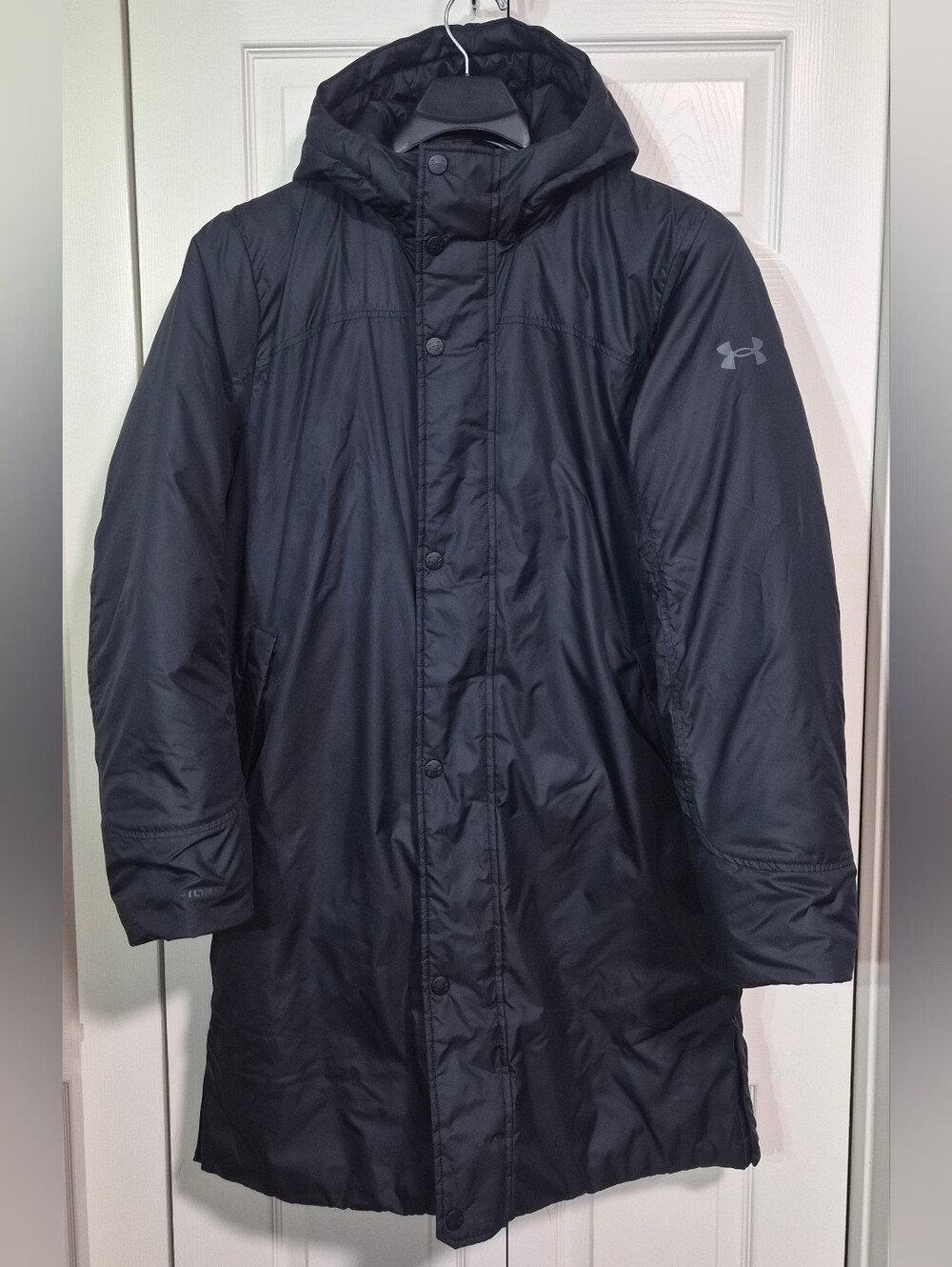 Men's Under Armour Storm Insulated Bench Coat Hooded Parka (1380869) Sz. L